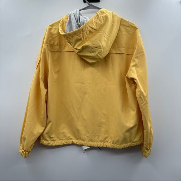 Ivory Ella Yellow Full Zip Drawstring Tie Waist Long Sleeve Hooded Jacket Sz XS - Picture 5 of 11